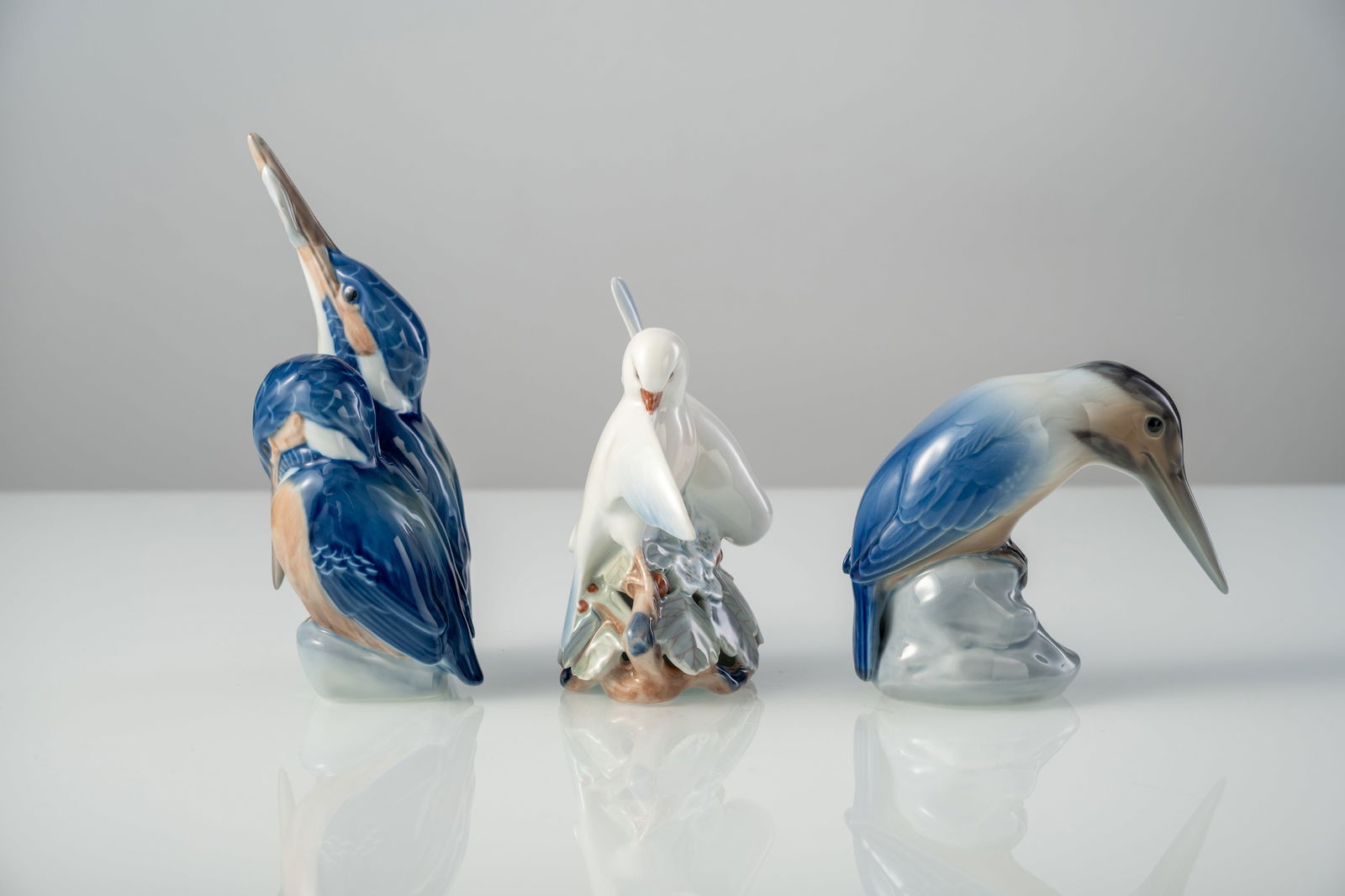 THEE ROYAL COPENHAGEN BIRD FIGURES - 2