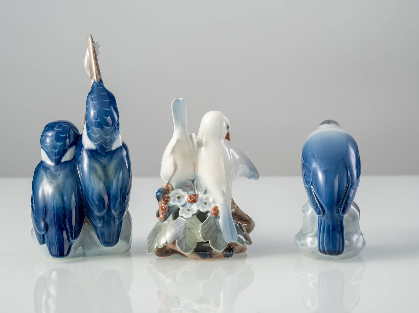 THEE ROYAL COPENHAGEN BIRD FIGURES - 3