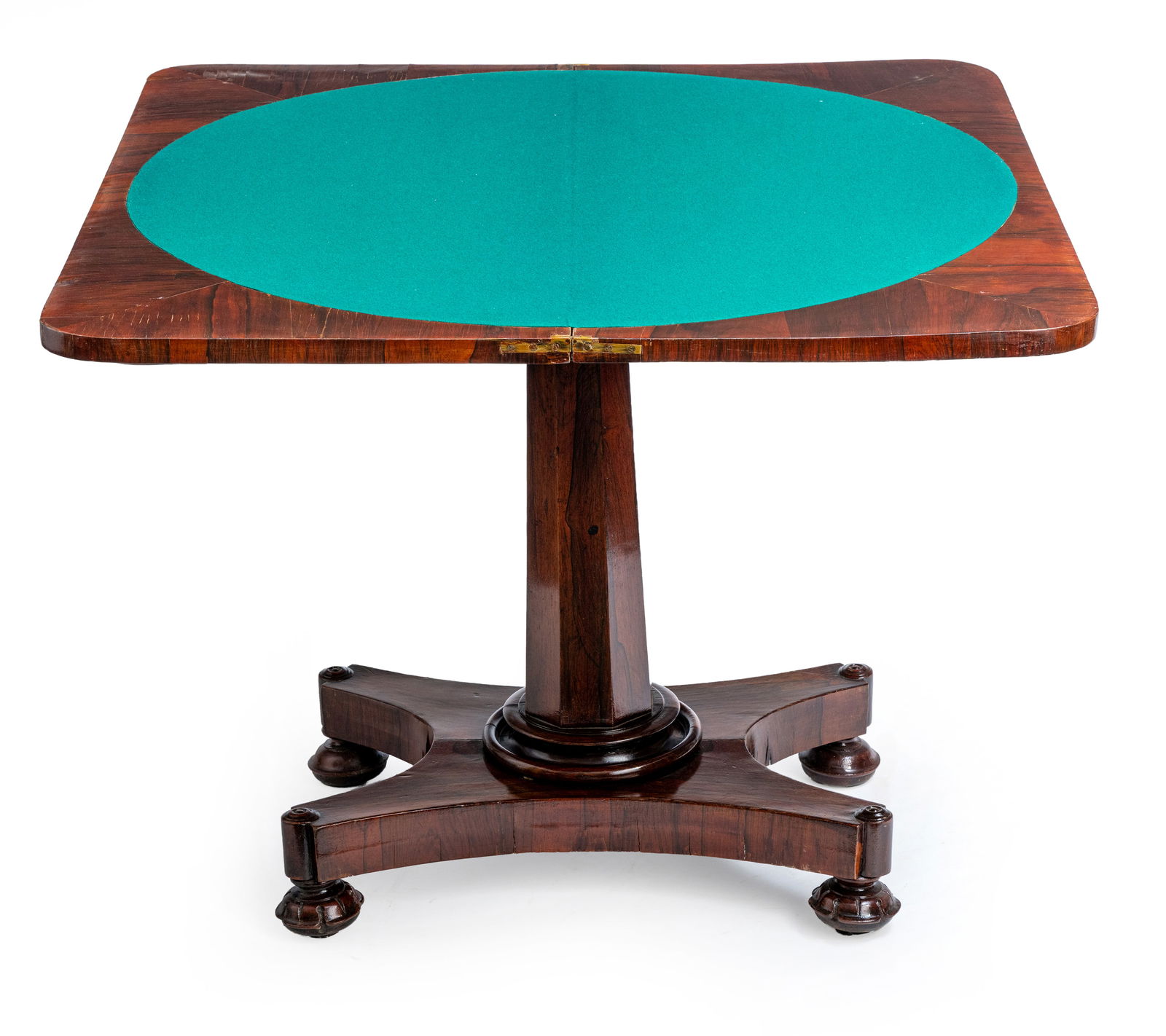 A FABRIC LINED KINGWOOD OCCASIONAL AND GAMING TABLE - 2
