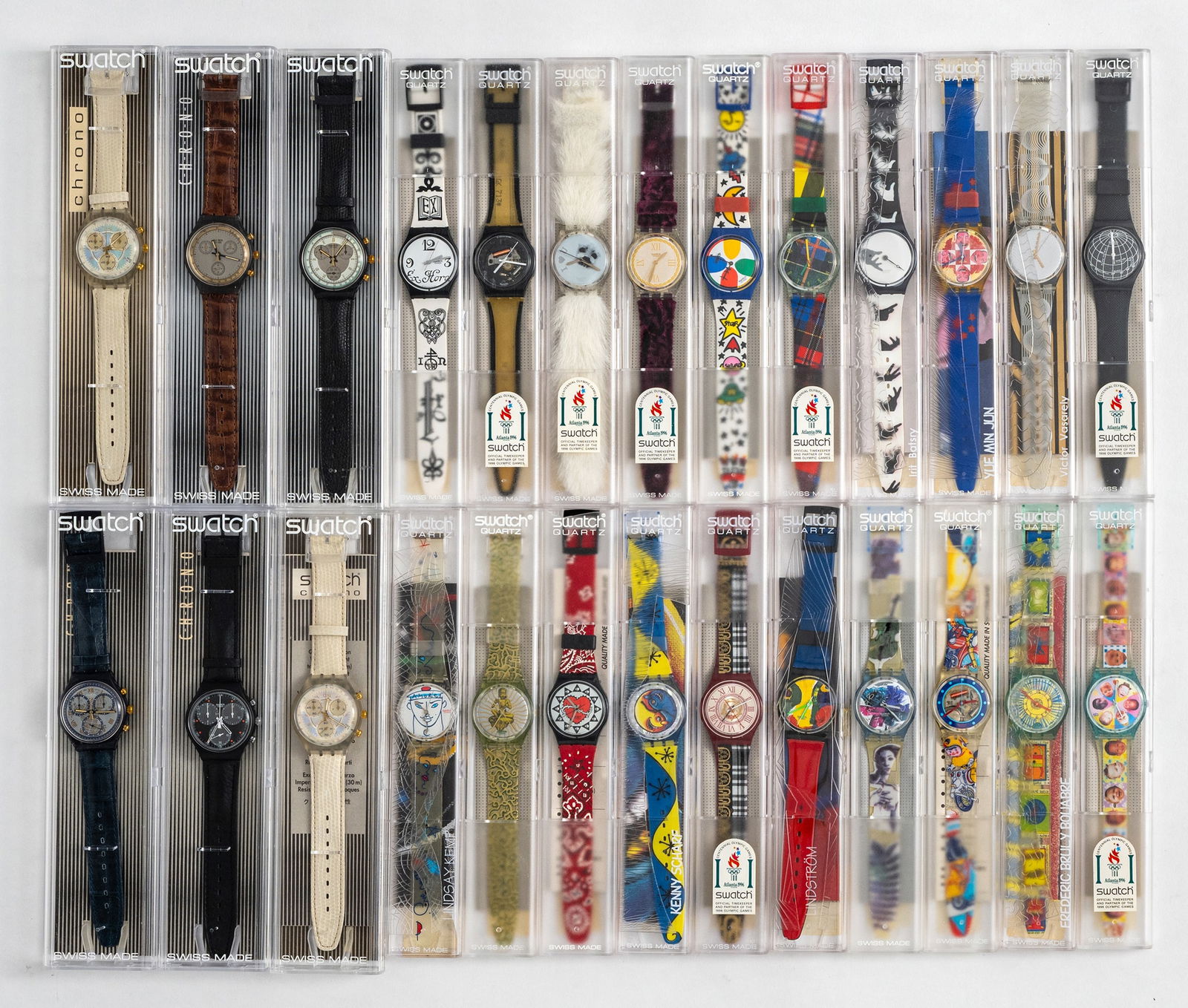 Mixed lot of 26 Swatch watches - 2