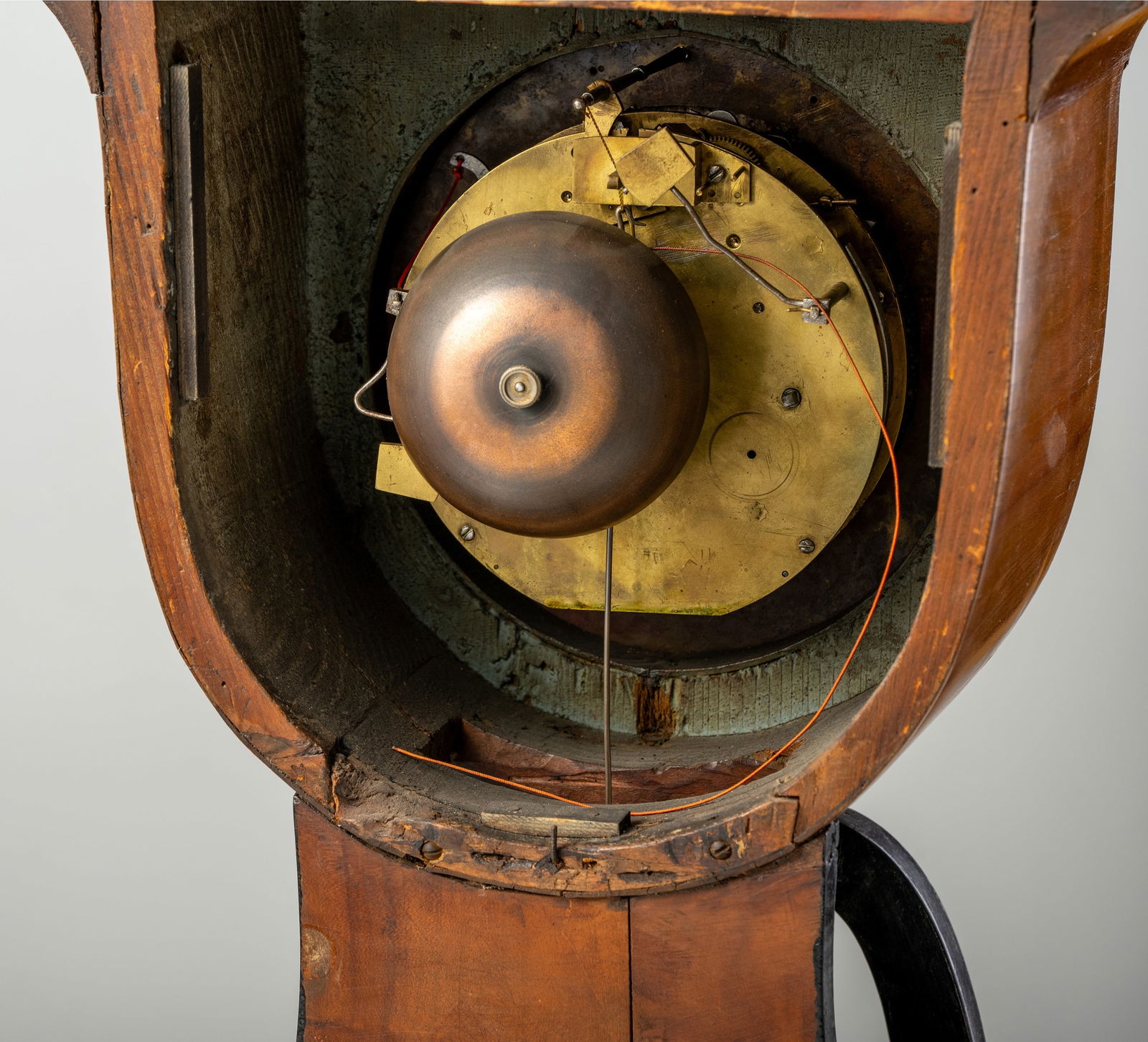 A GERMAN BIEDERMEIER TABLE CLOCK - 5