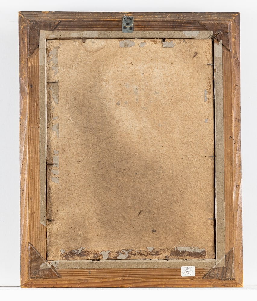 A REVERSE PAINTING ON GLASS - 3