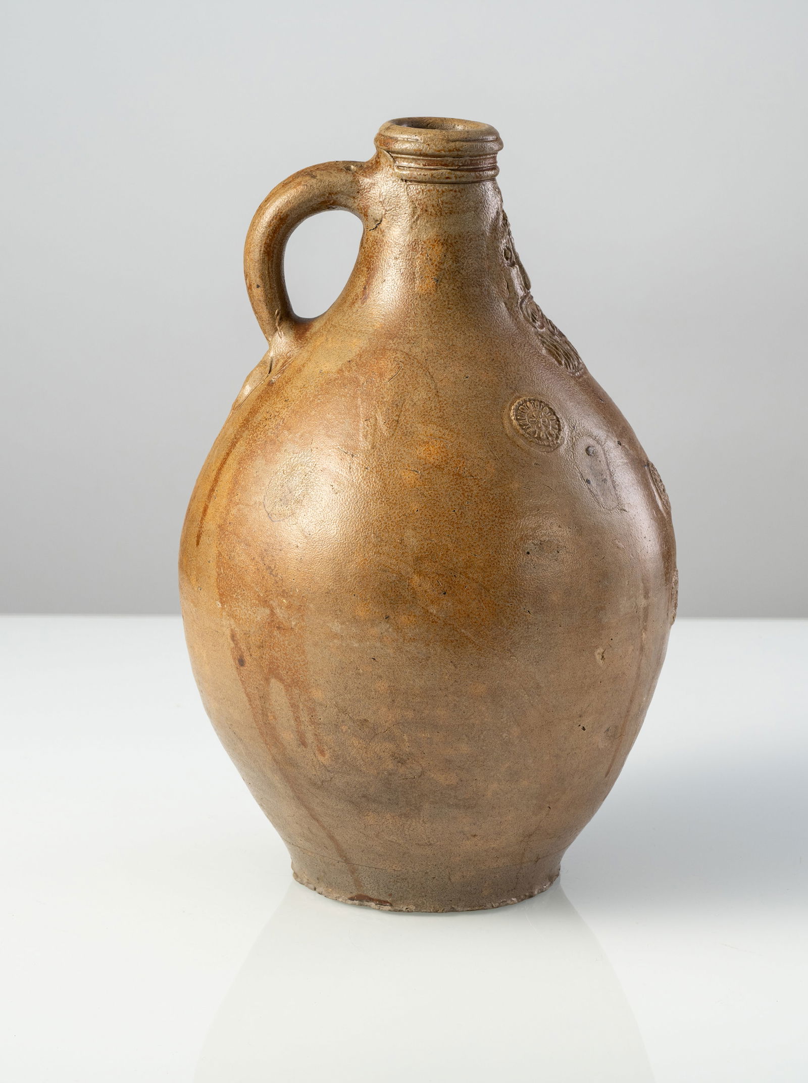 A LARGE RHENISH STONEWARE "BARTMANNS" JAR - 3