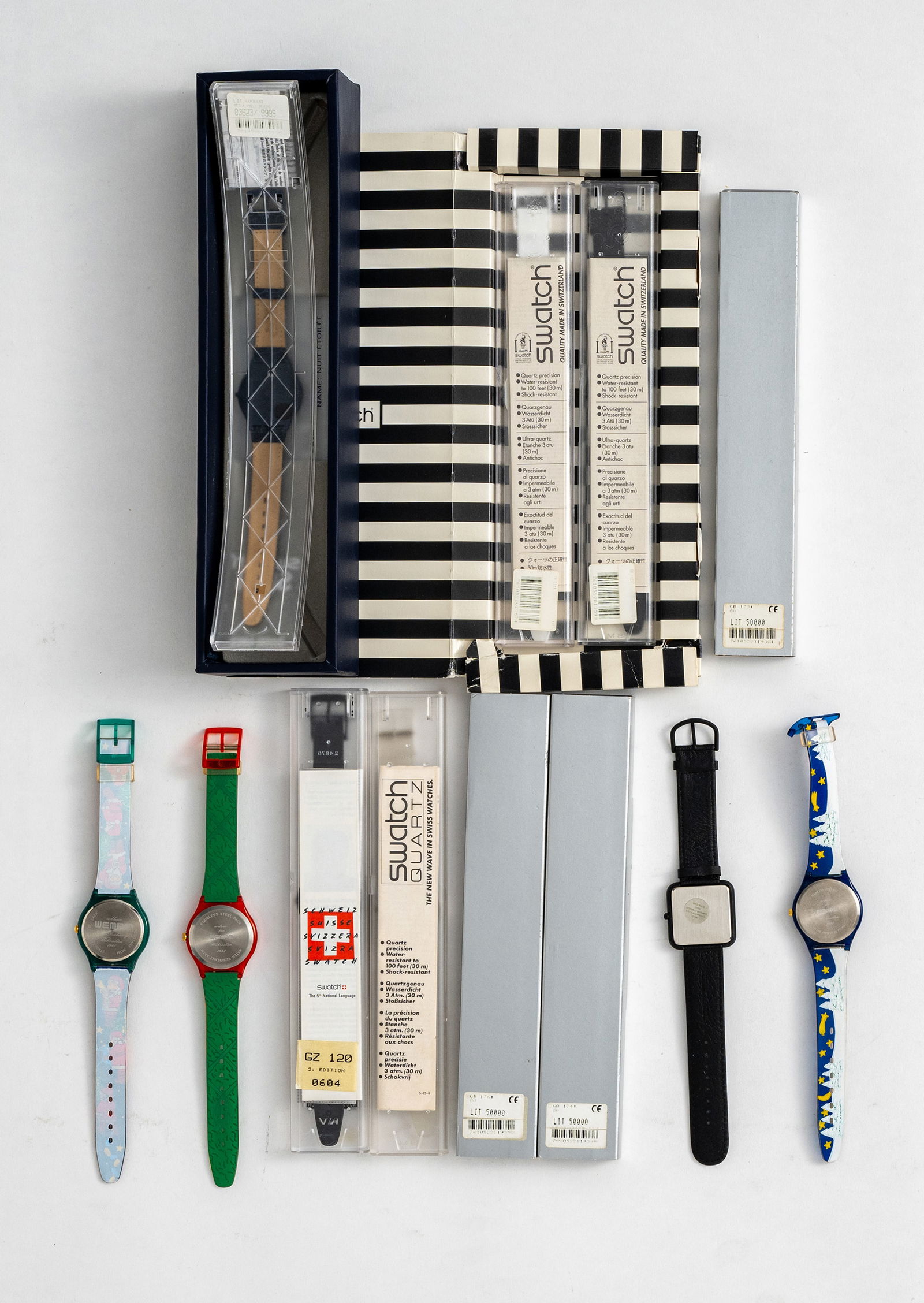 Mixed lot of 12 Swatch watches - 2