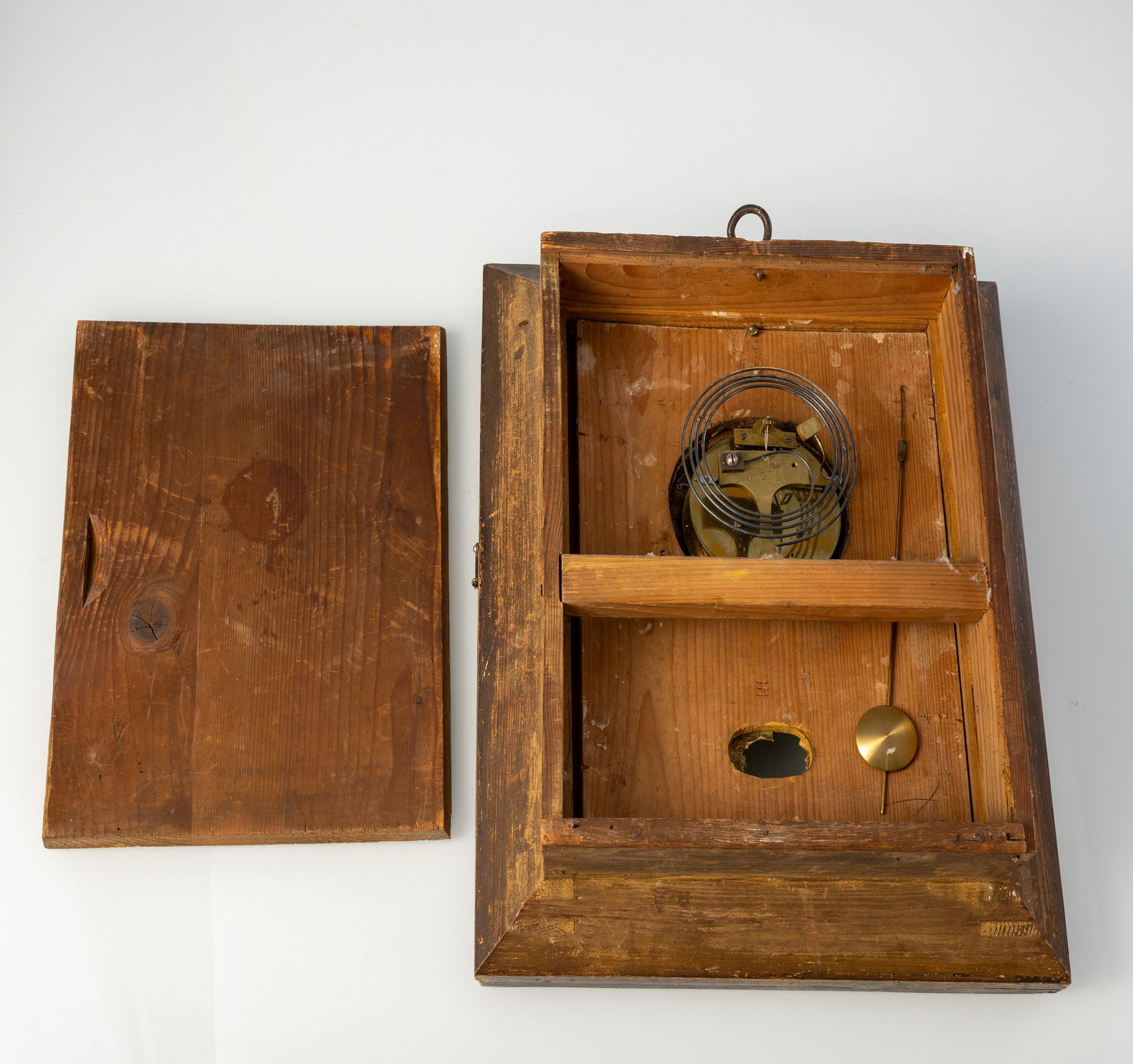 AN AUSTRIAN RECTANGULAR WALL CLOCK - 3