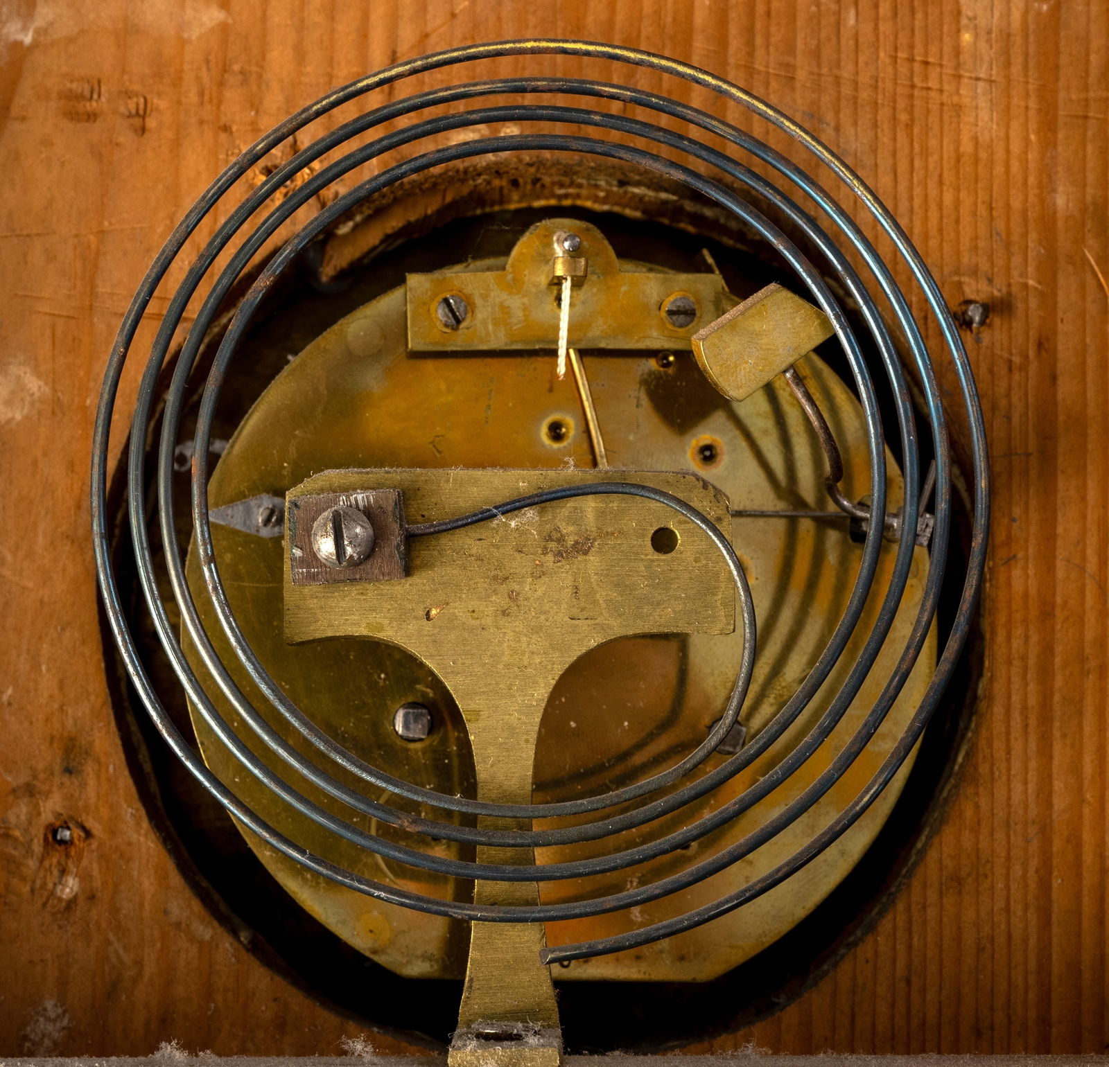 AN AUSTRIAN RECTANGULAR WALL CLOCK - 4