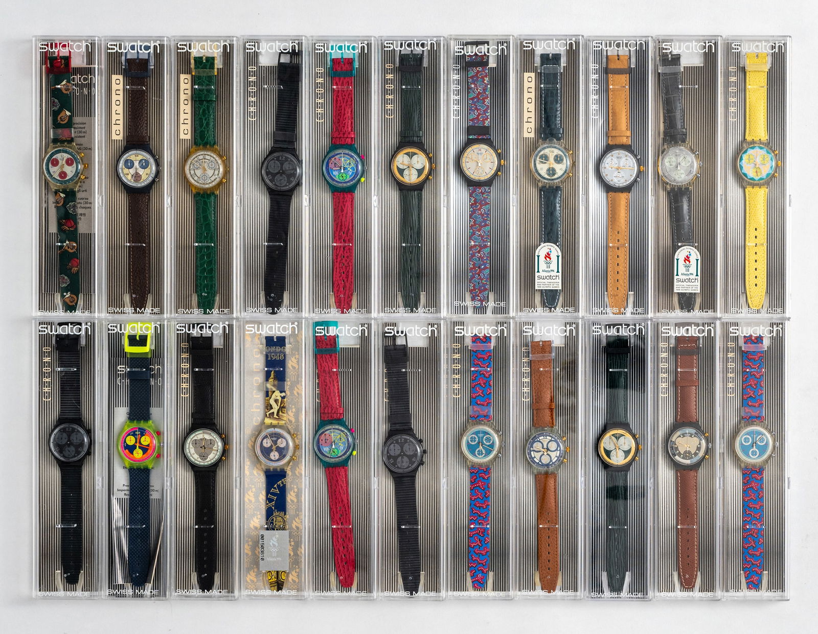 Mixed lot of 22 Swatch watches - 2