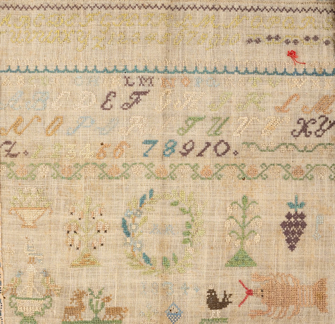 TWO EMBROIDERY SAMPLERS (1 of 3)