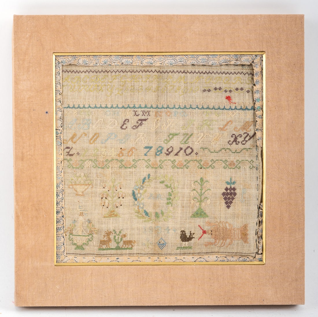 TWO EMBROIDERY SAMPLERS - 2