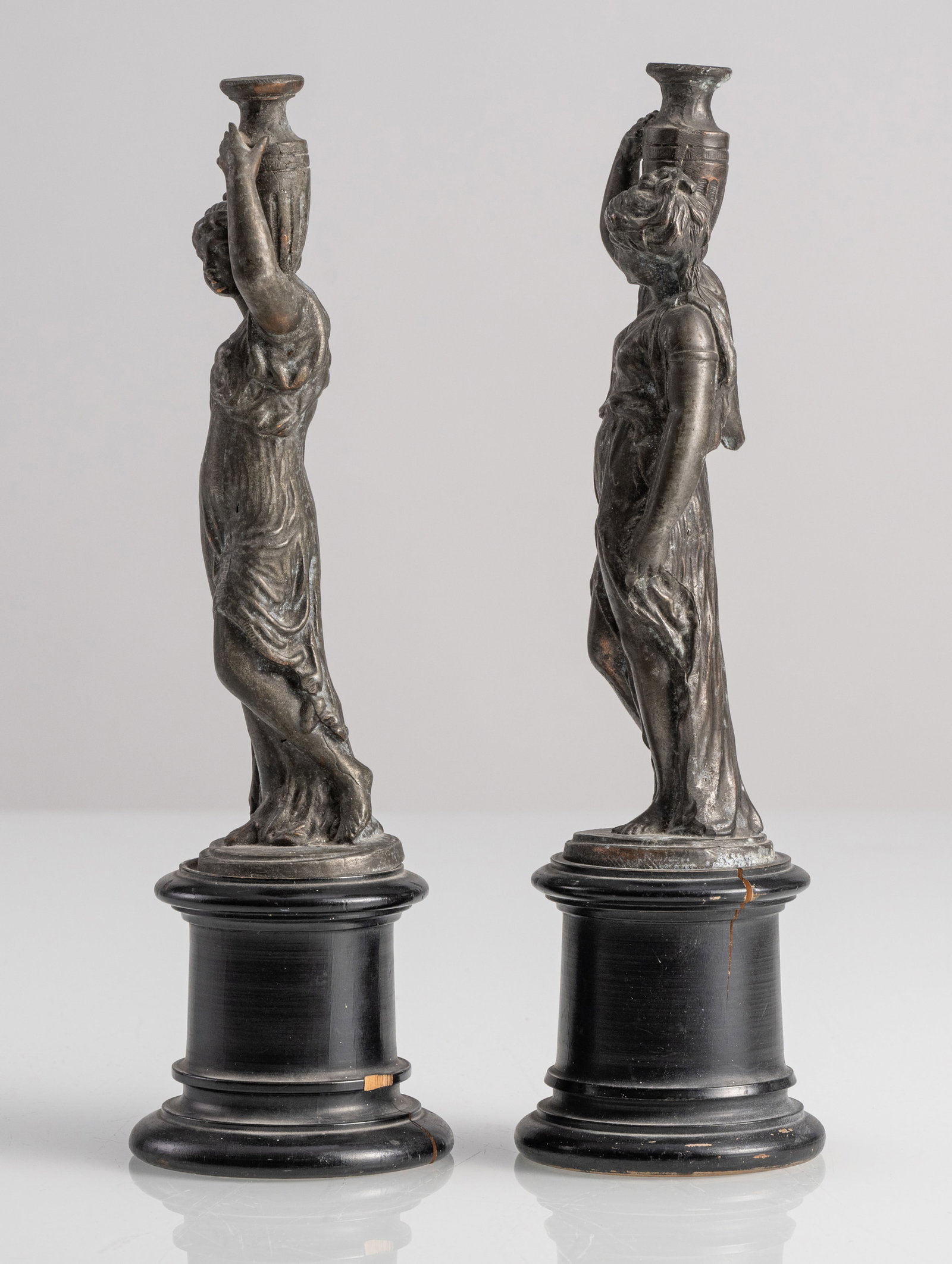 TWO WATER CARRIER FIGURINES - 3