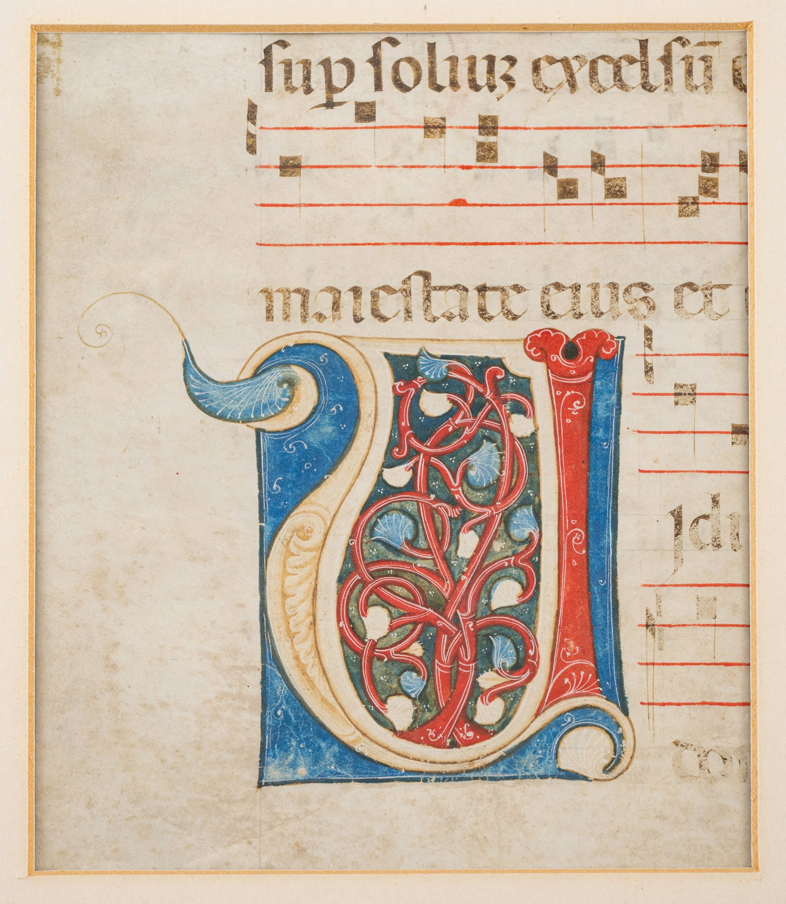 Three Cutouts form Antiphonals with Initials - 2