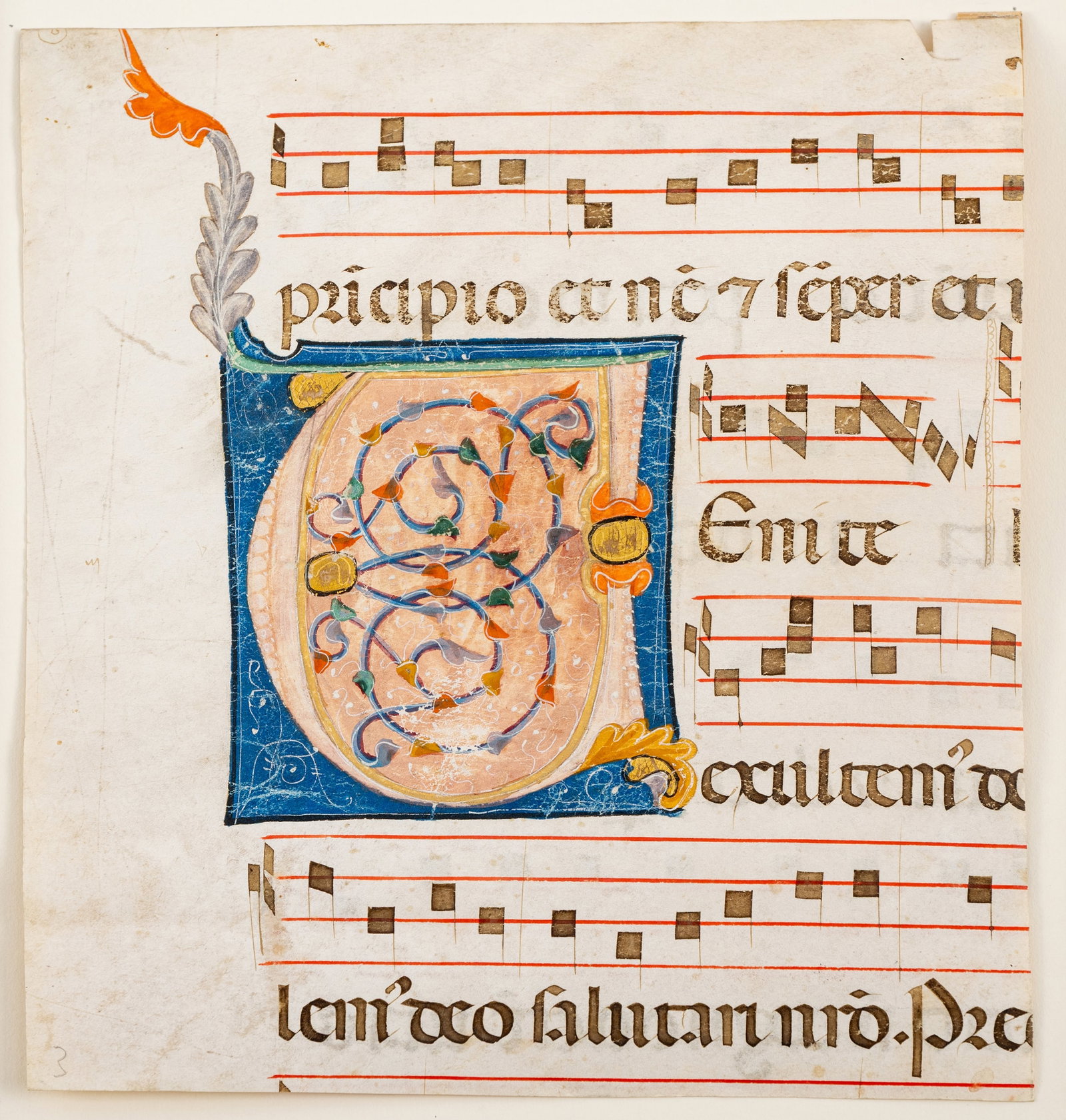 Three Cutouts form Antiphonals with Initials - 3