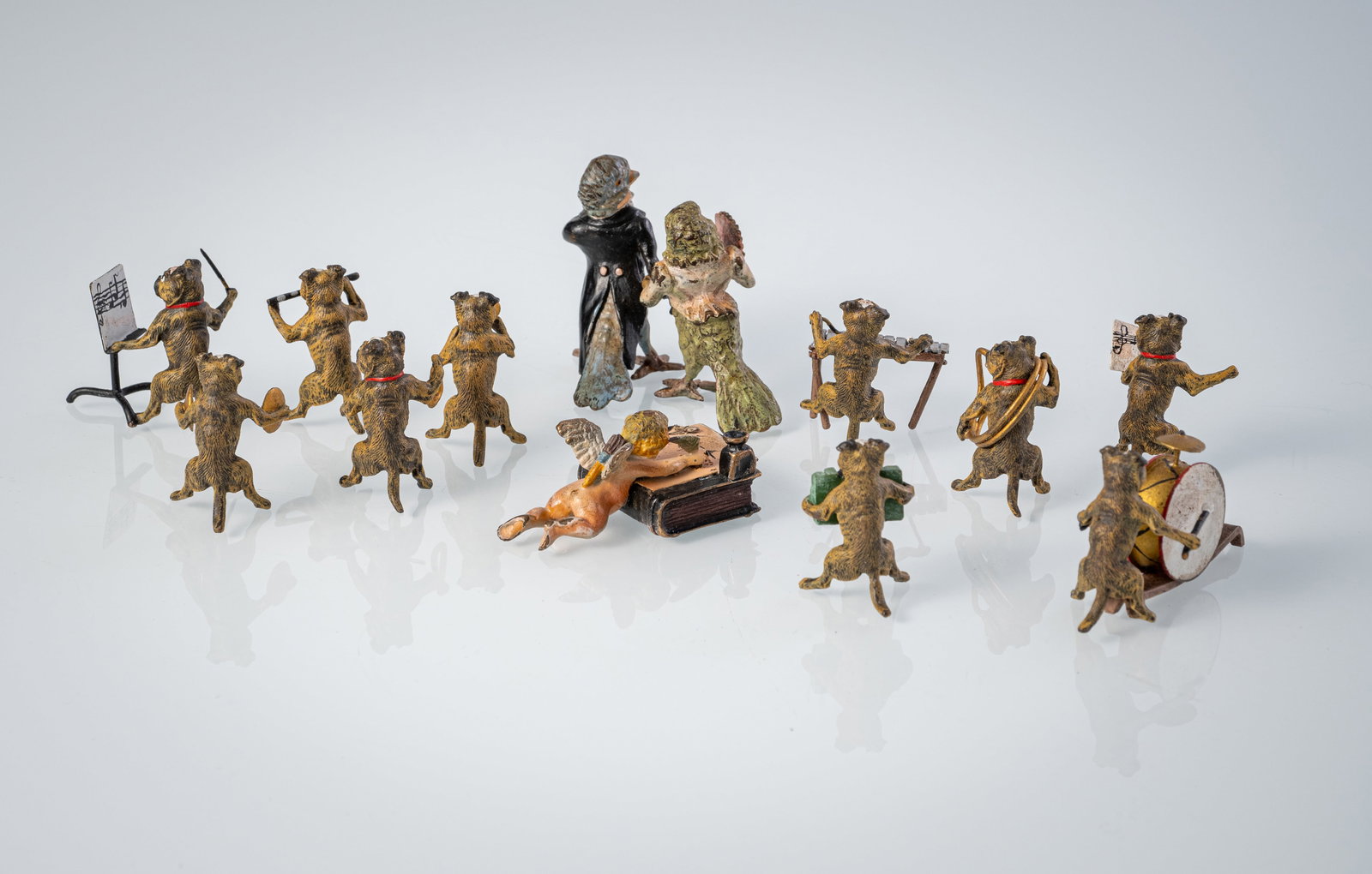 A MIXED LOT OF VIENNA ANIMAL BRONZES - 2