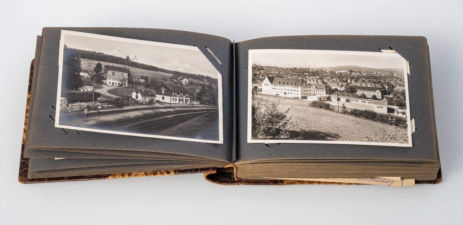 THREE GERMAN POSTCARD ALBUMS - 3