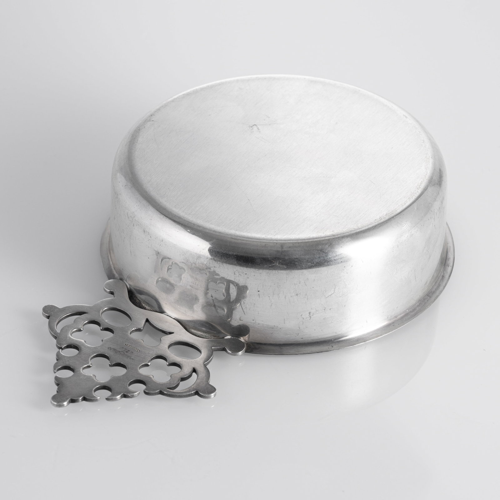 A CARTIER SILVER SMALL BOWL - 2