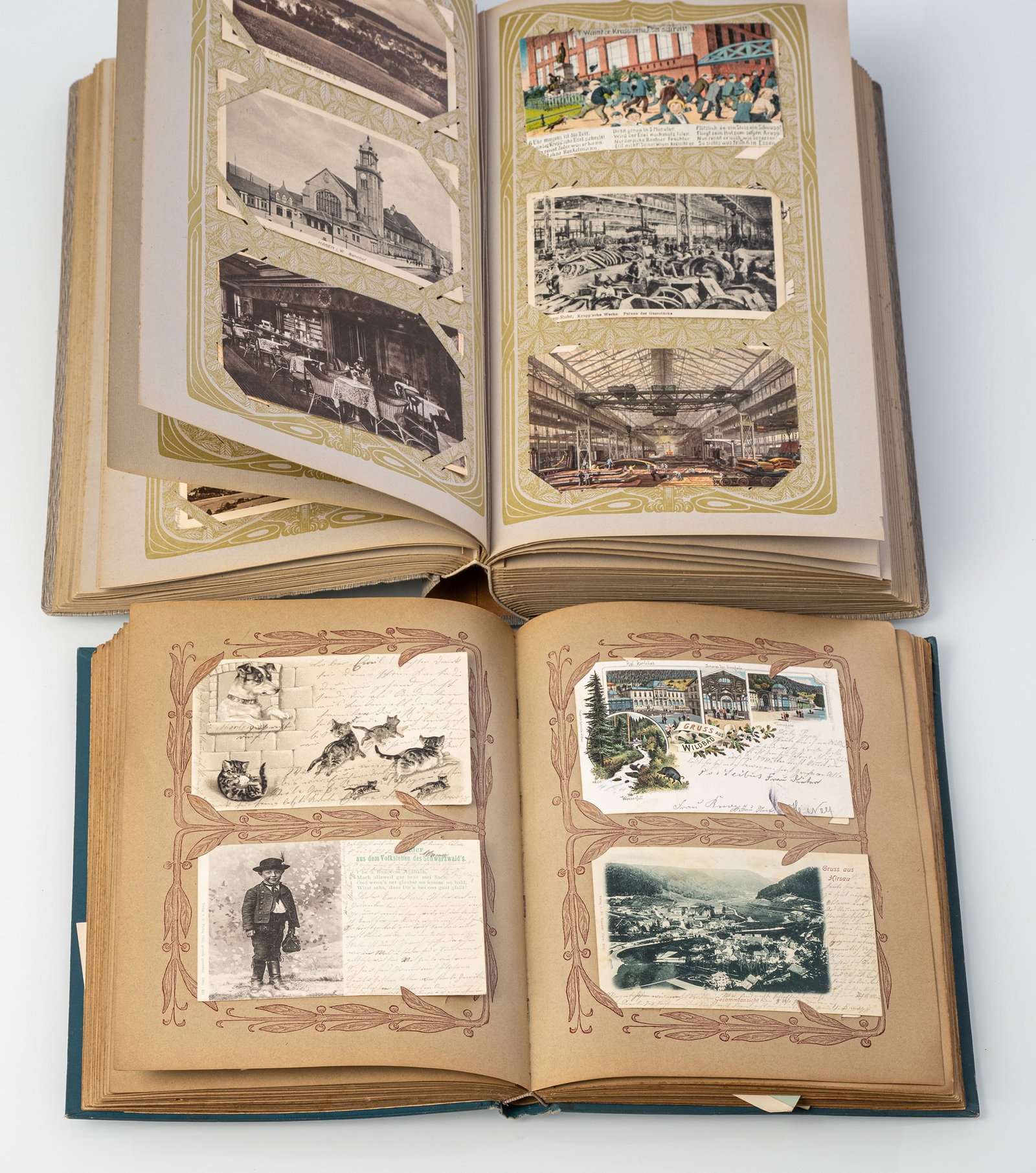 TWO POSTCARD ALBUMS - 2