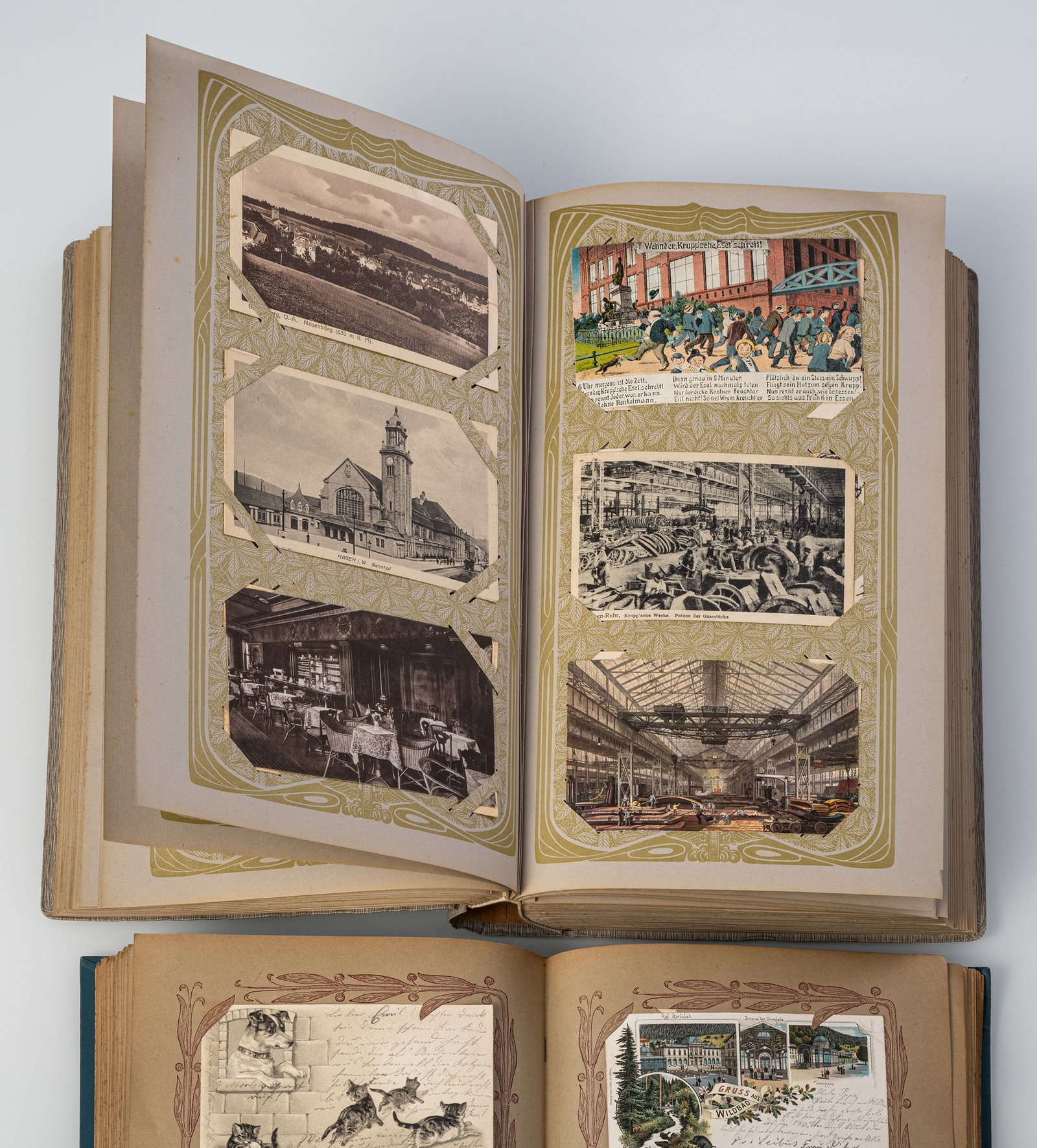 TWO POSTCARD ALBUMS - 3
