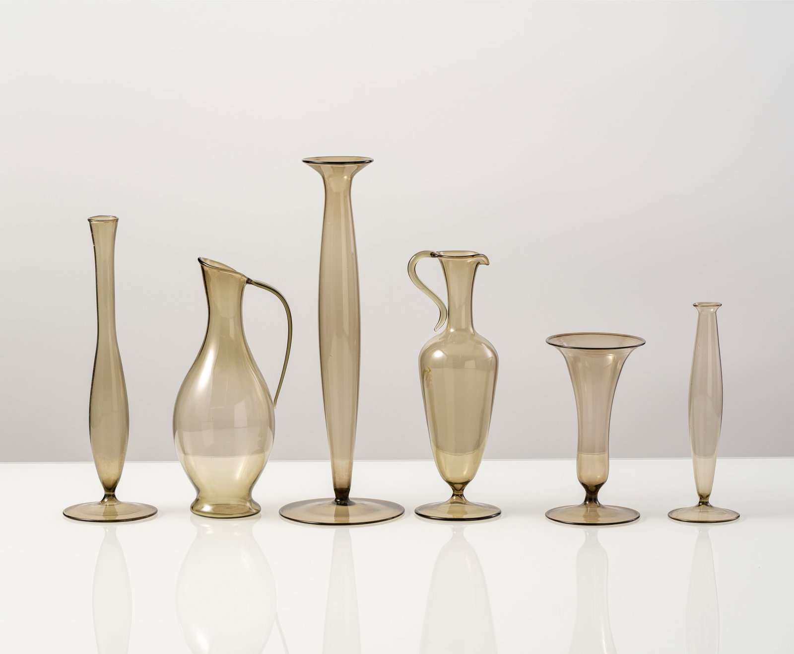 MIXED LOT OF 6 VASES - 2