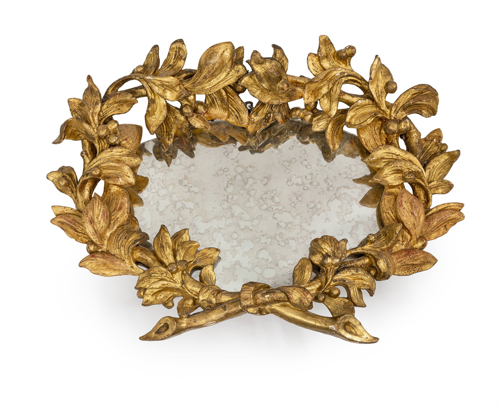 A DECORATIVE CARVED AND GILT WOOD FRAME - 2