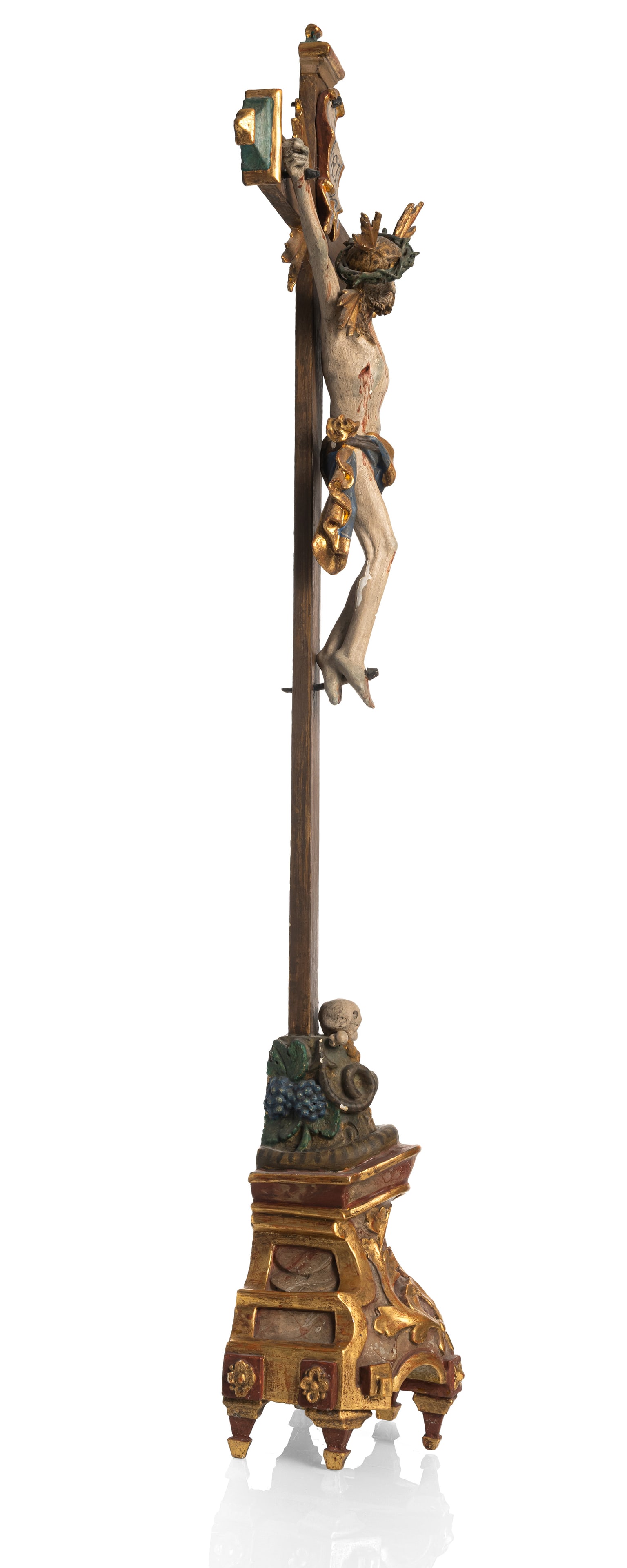 A SOUTGERMAN BAROQUE CRUCIFIX - 2