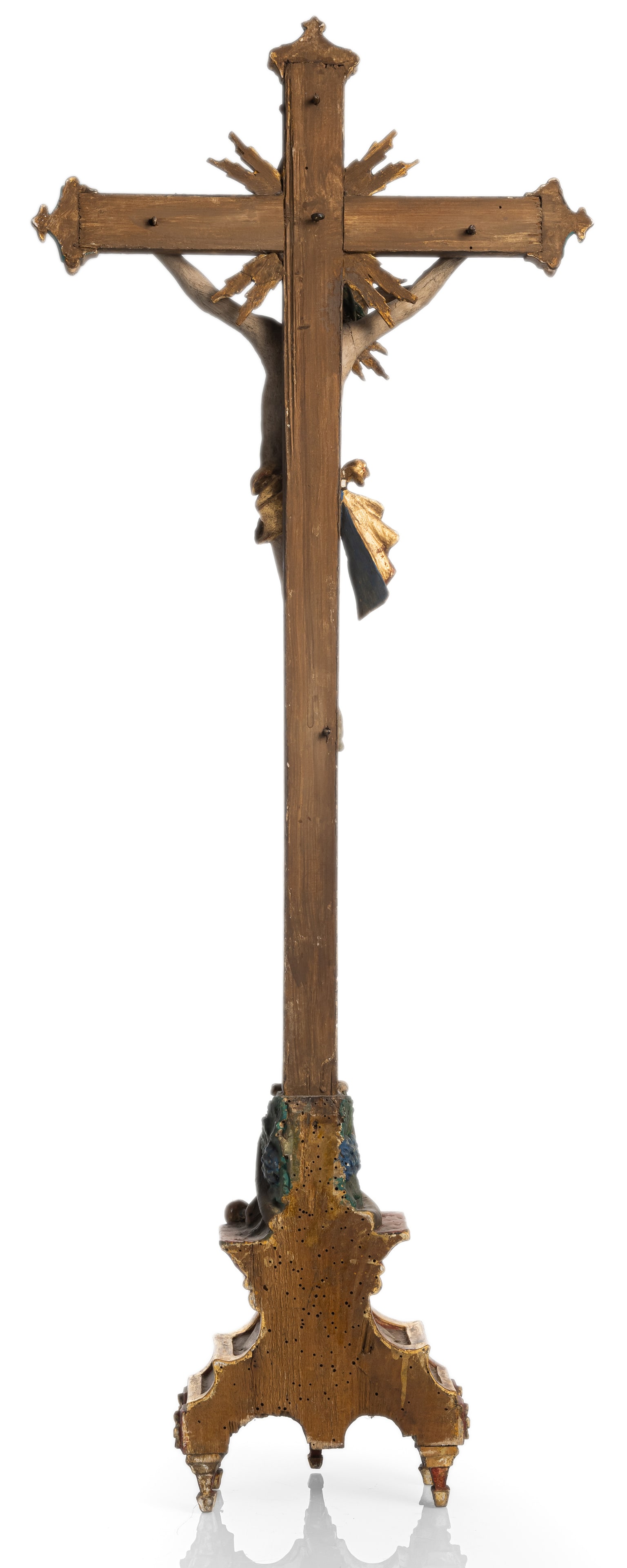 A SOUTGERMAN BAROQUE CRUCIFIX - 4