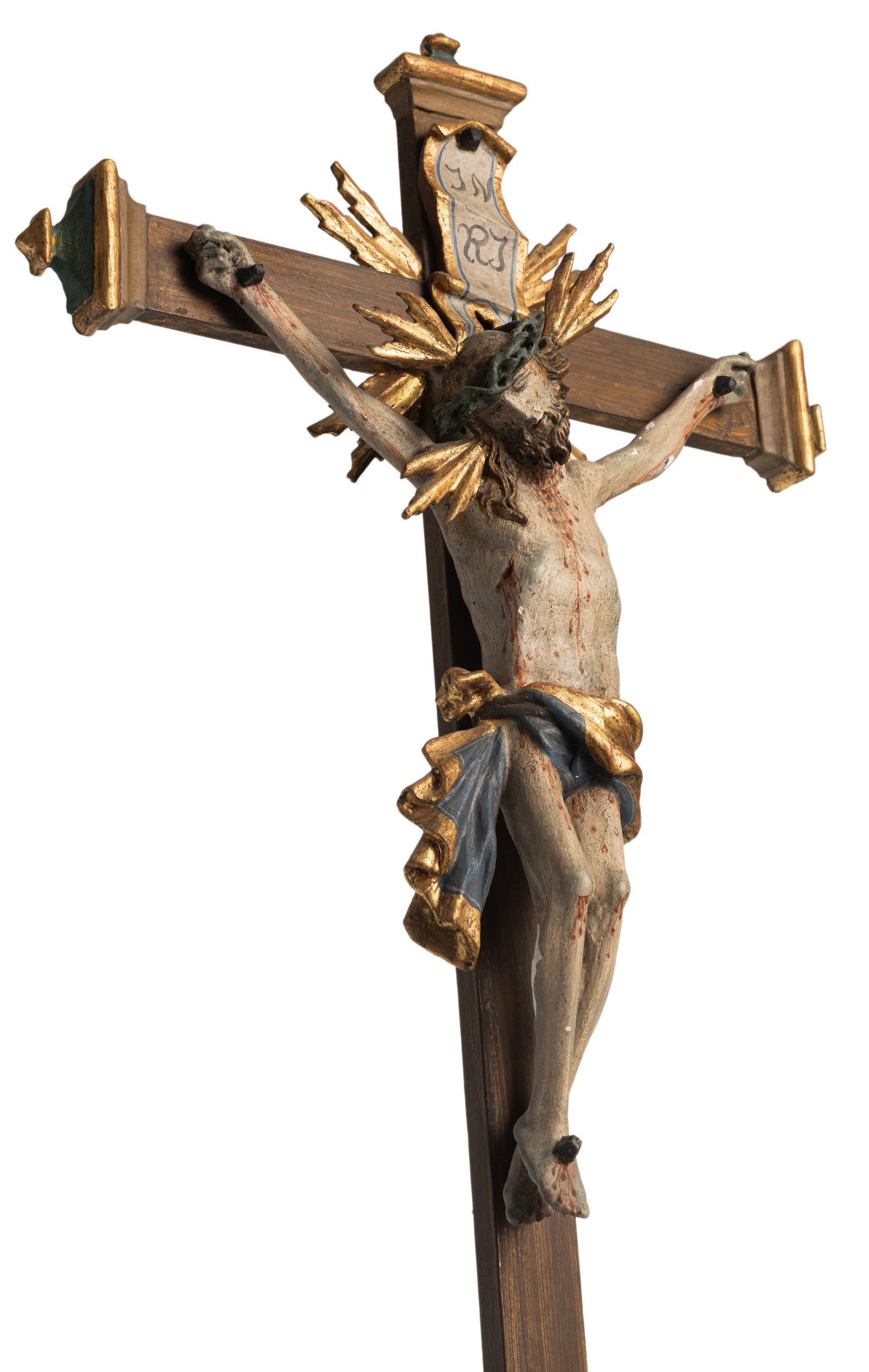 A SOUTGERMAN BAROQUE CRUCIFIX - 5