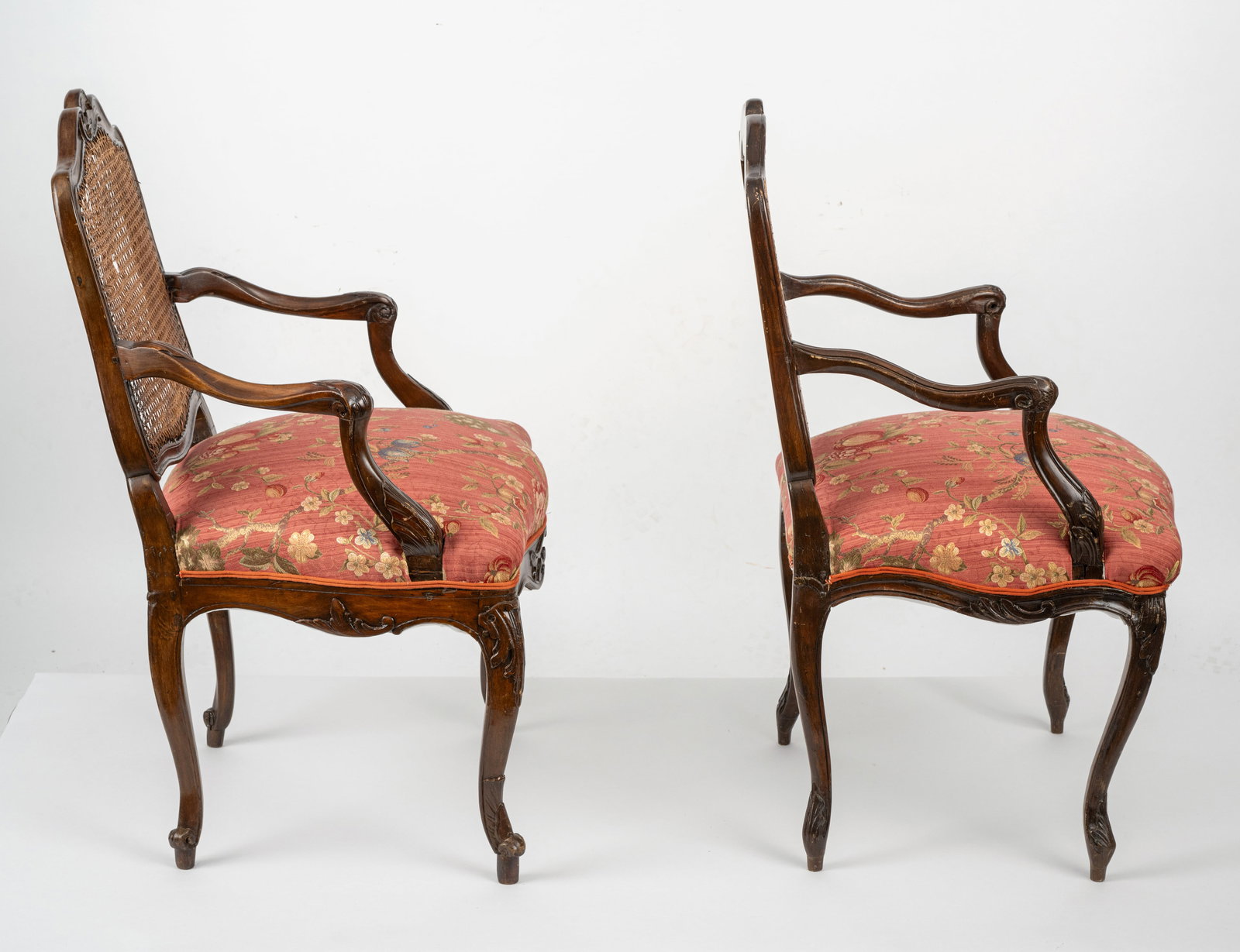 A PAIR OF LOUIS XV BEECHWOOD FAUTEUILS - 5