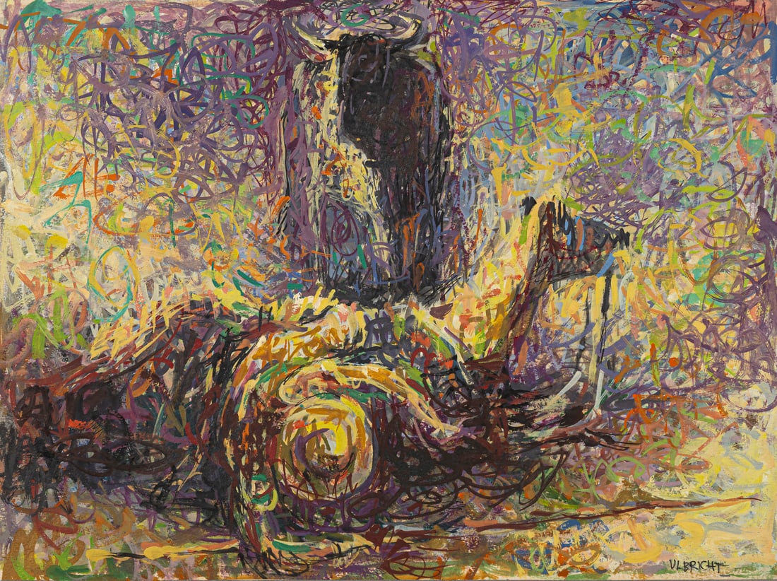 Ulbricht, John: Ulbricht, John La Habana, 1926 - Palma de Mallorca, 2006 27 x 35,5 cm, o. R. "Opposition to a bull is like competition to an agressive businessman - a challenge - something to be overcome". Ink and