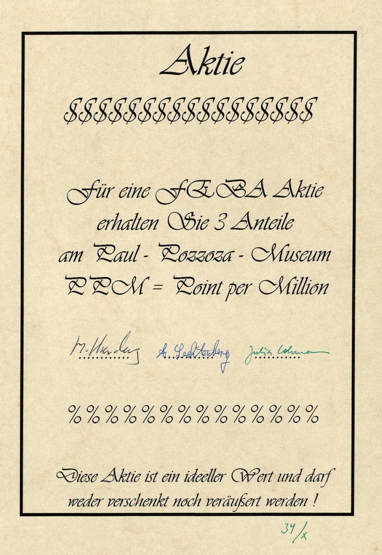 Convolute: "Paul Pozozza Museum" - 3