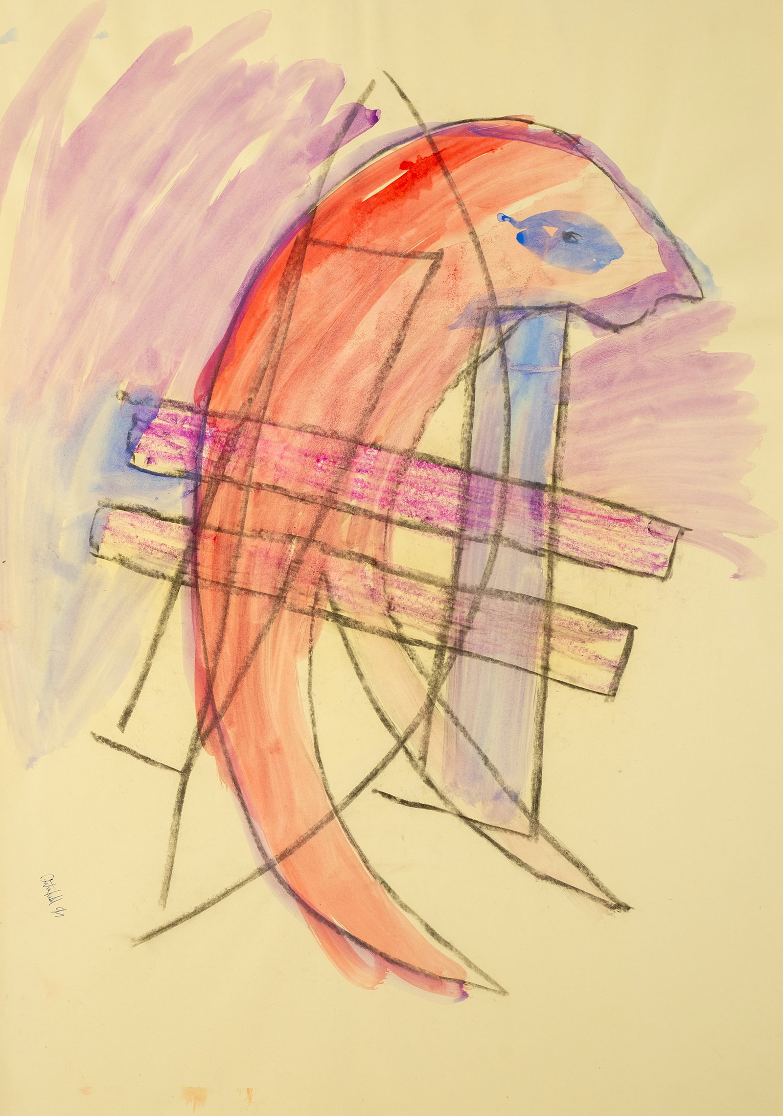 Ritzerfeld, Hartmut: Ritzerfeld, Hartmut Stollberg, 1950 - 2024 Versch., o. R. 18 works: Untitled, c. 1990. Works on paper. All signed or monogrammed. Corporate collection, Germany. Ritzerfeld, Hartmut Stollberg, 1950 -