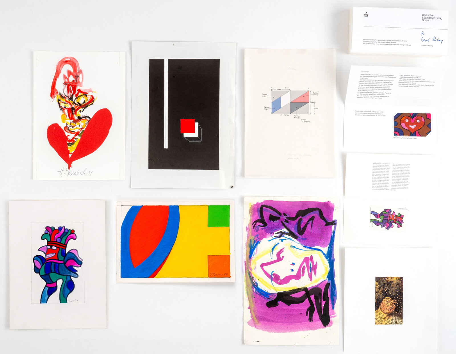 Convolute: 7 designs for telephone cards - 2