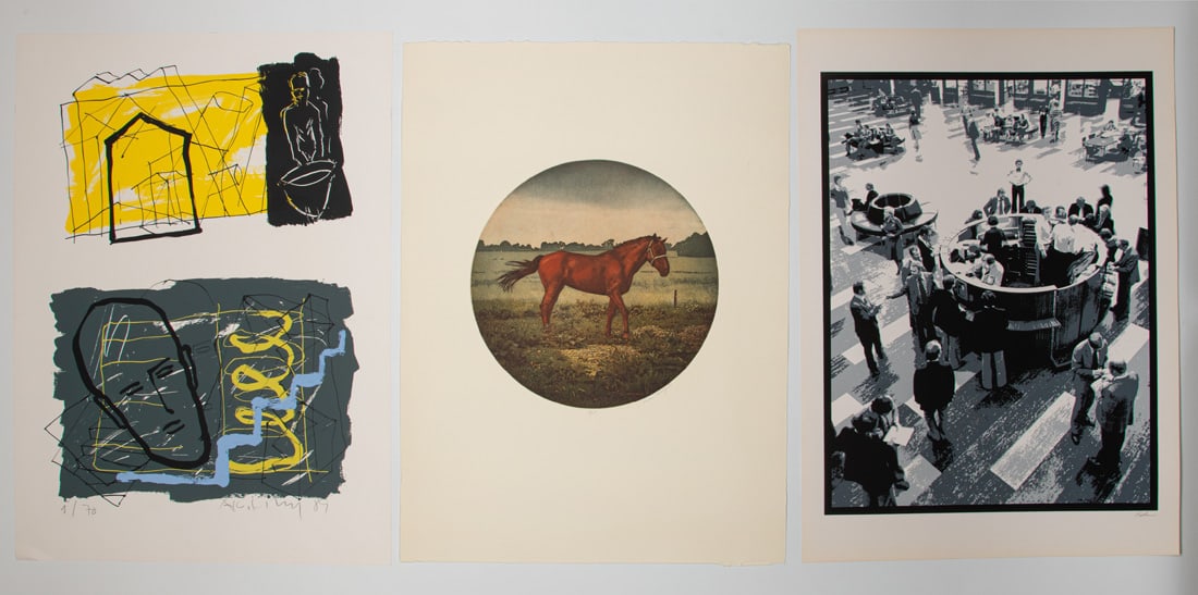 Convolute: 19 works on paper and graphic works - 4