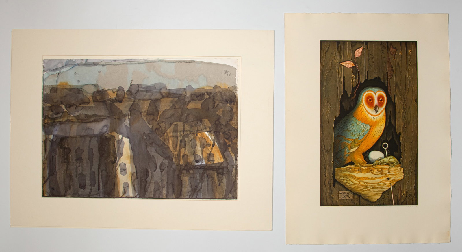 Convolute: 19 works on paper and graphic works - 9