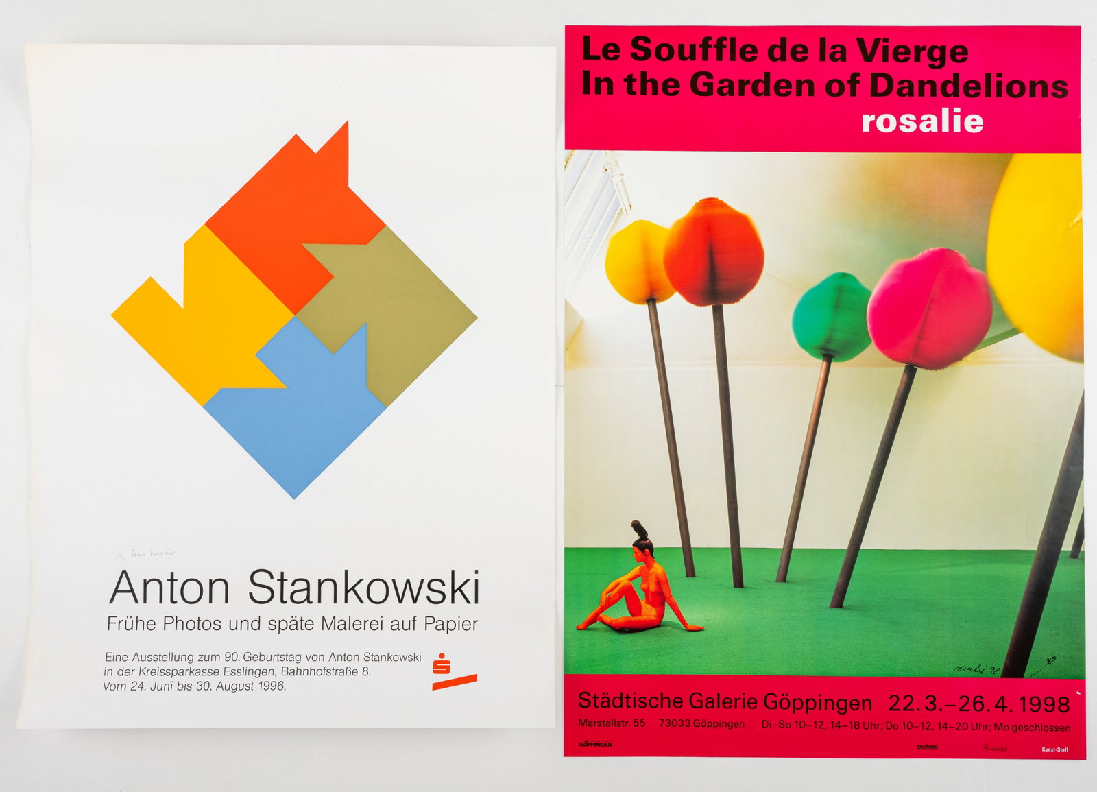 Convolute: c. 100 exhibition posters and posters - 2