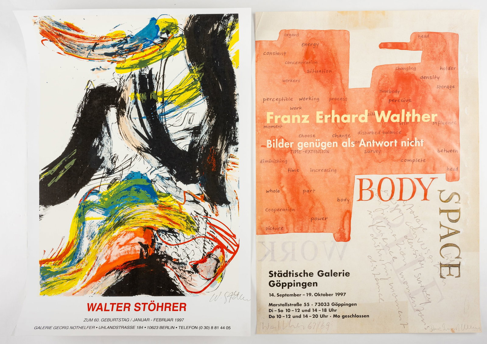 Convolute: c. 100 exhibition posters and posters - 4