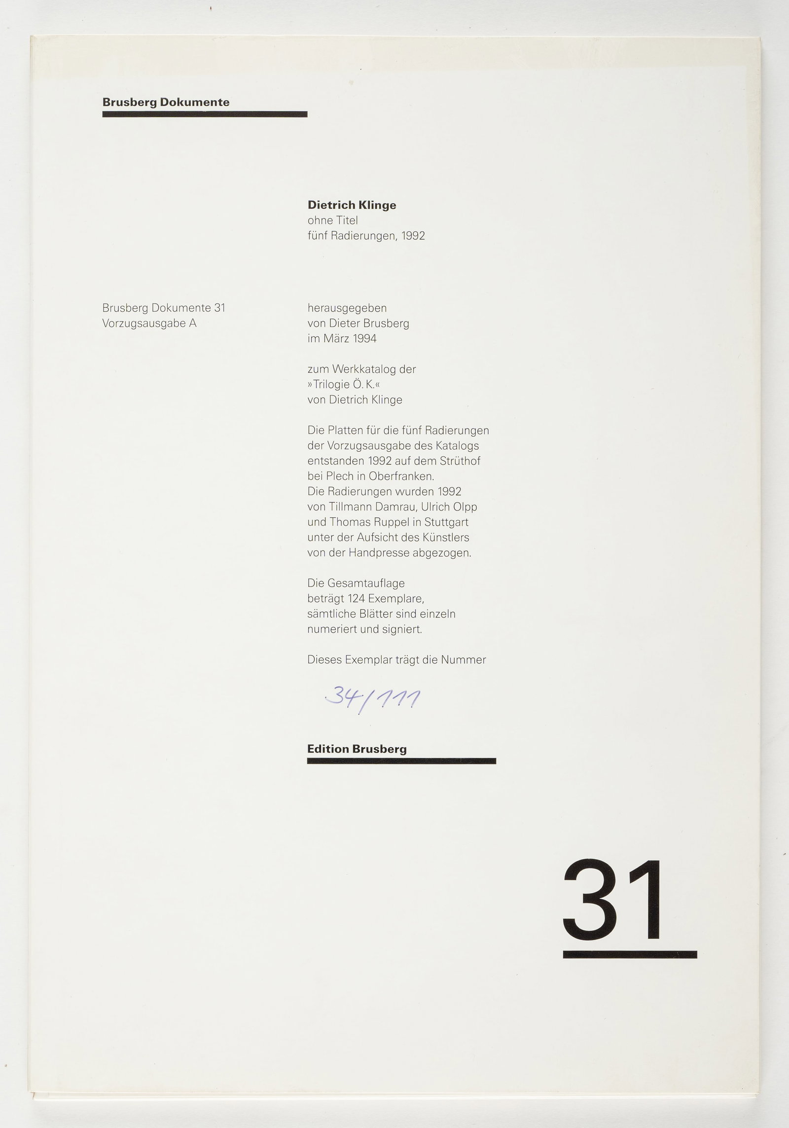 Klinge, Dietrich - 2