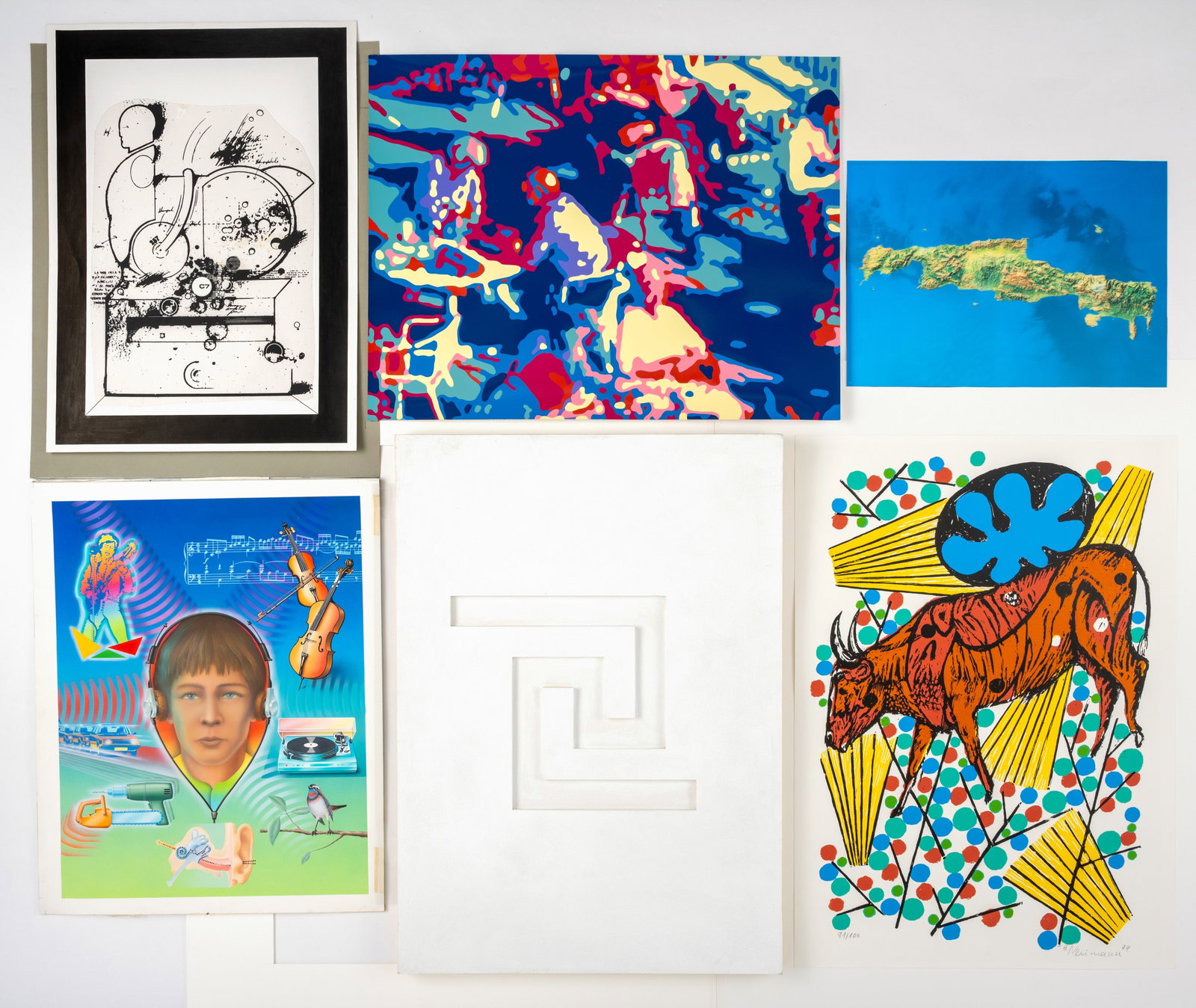 Convolute: 18 works on paper and graphic works - 2