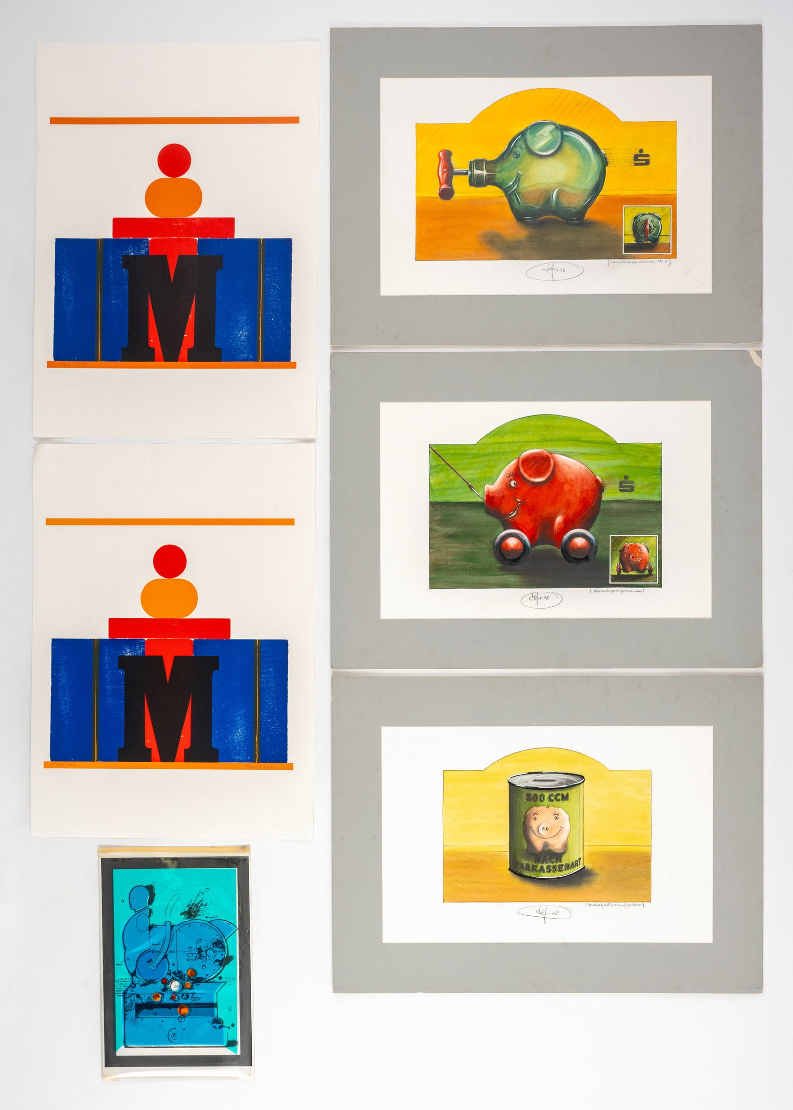 Convolute: 18 works on paper and graphic works - 3