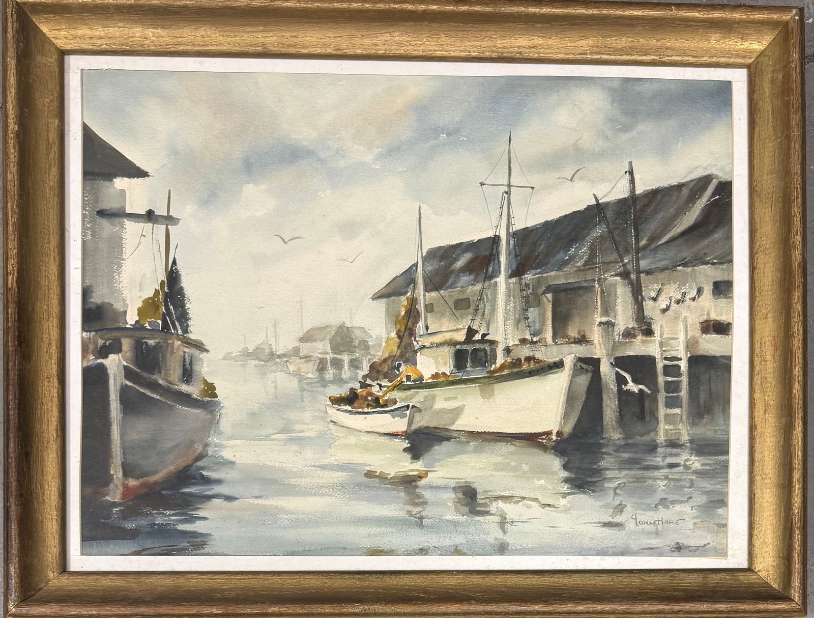 John Cuthbert Hare (American, 1908-1978): John Cuthbert Hare (1908–1978) was an American painter known for his luminous coastal and maritime landscapes. Born in New York, he became renowned for his watercolor and oil depictions of the New E