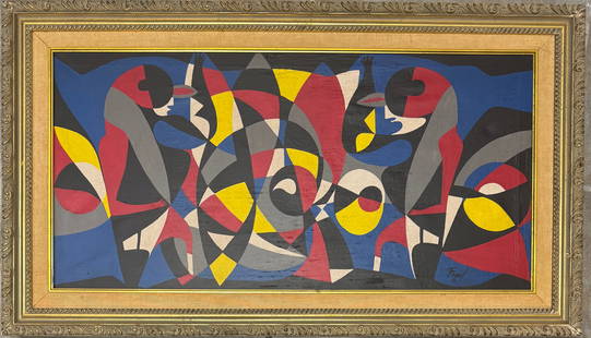 Seymour Fogel (American, 1911–1984): Seymour Fogel was an American modernist known for his work in abstraction, social realism, and architectural murals. A student of Diego Rivera, Fogel developed a unique visual language that evolved fr