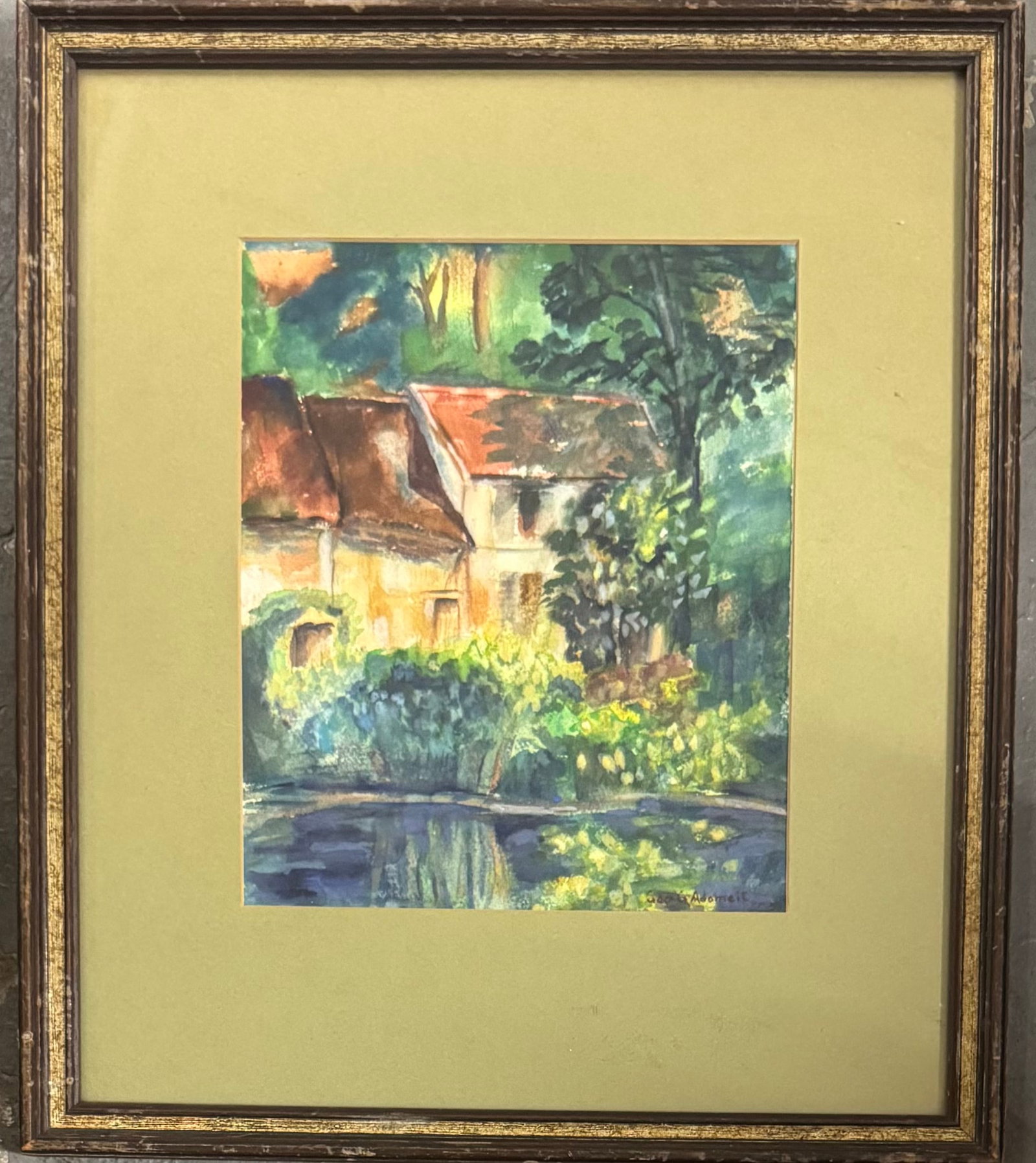 George Gustav Adomeit (American, 1879-1967): George Gustav Adomeit was an American painter and printmaker associated with the Cleveland School, celebrated for intimate townscapes and industrial scenes. His watercolors combine careful draftsmansh