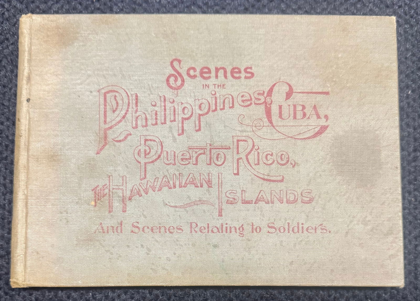Scenes in the Philippines, Cuba, Puerto Rico, the Hawaiian Islands: An antique travel and documentary volume presenting period views of several key regions connected to late 19th and early 20th century American expansion and global interest. Books of this kind typical