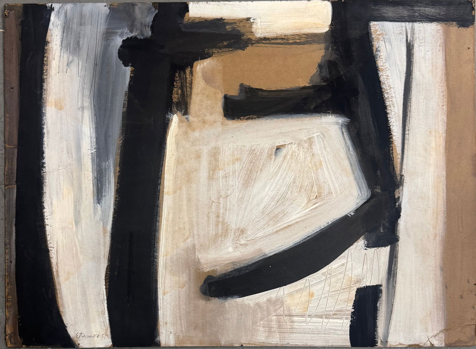 Theodoros S. Stamos (American, 1922-1997): Theodoros Stamos was a key member of the first generation of Abstract Expressionists, known for his atmospheric fields of color and meditative compositions inspired by nature, myth, and spiritual them