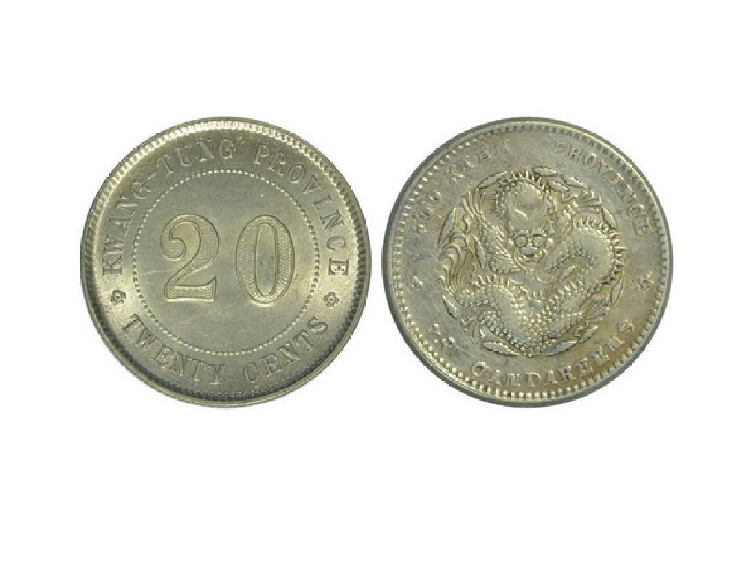 CHINA 1903-1922 Silver,VF-XF, 2 pieces (1 of 3)