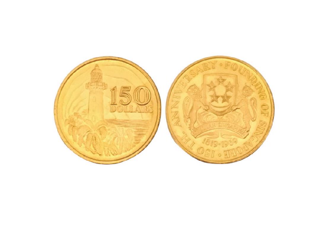 Singapore 1969 150 Dollars 24 8g 916 Gold Coin Apr 03 18 Champion Macau Auction In Hong Kong Singapore 1969 150 Dollars 24 8g 916 Gold Coin Apr 03 18 Champion Macau Auction In Hong Kong
