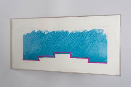Richard Smith Lithograph titled Horizon Vl