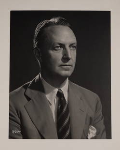 David K. Bruce: This 1946 portrait by Philippe Halsman presents David K. E. Bruce with clarity and quiet strength. Facing directly into the camera, Bruce’s expression is composed and focused—projecting the calm r