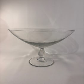 SPIEGELAU Crystal Pedestal Fruit Bowl RARE Lead-Free Crystal