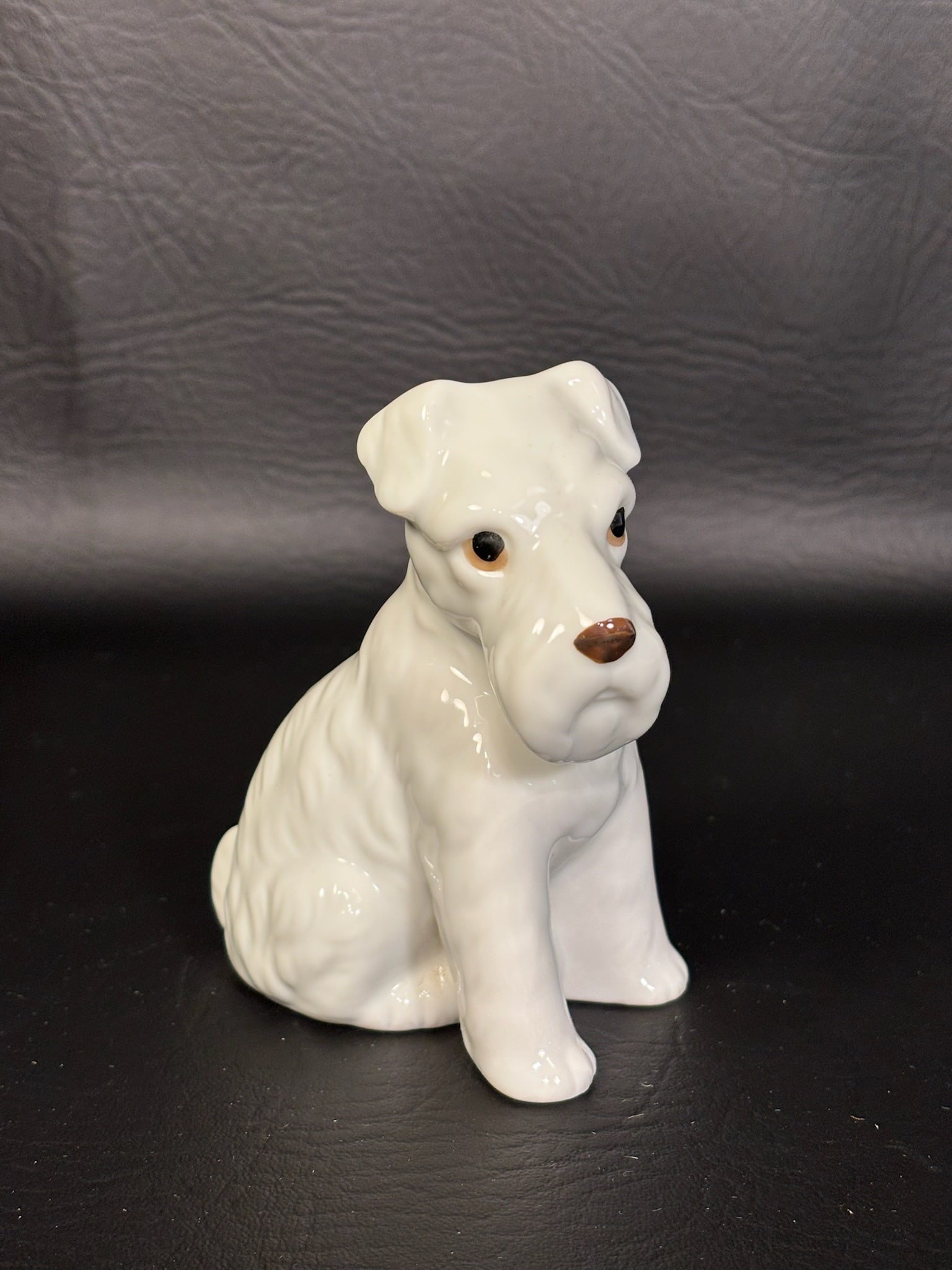 Vintage Scottie Dog Figurine White Ceramic (1 of 7)