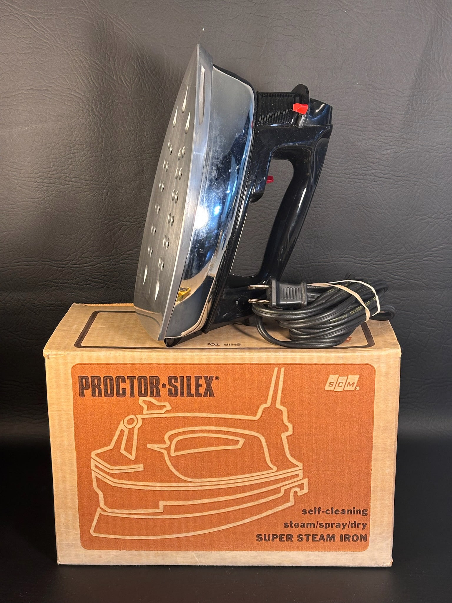 Vintage Proctor Silex Vintage Super Steam Iron, In Box (1 of 8)